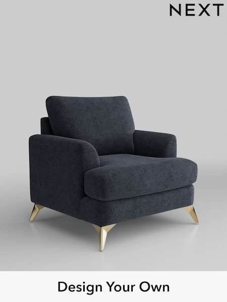 Boucle Chenille/Dark Slate Blue Parker (H34290) | £875