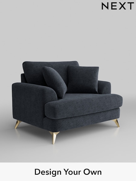 Boucle Chenille/Dark Slate Blue Parker (H34290) | £975