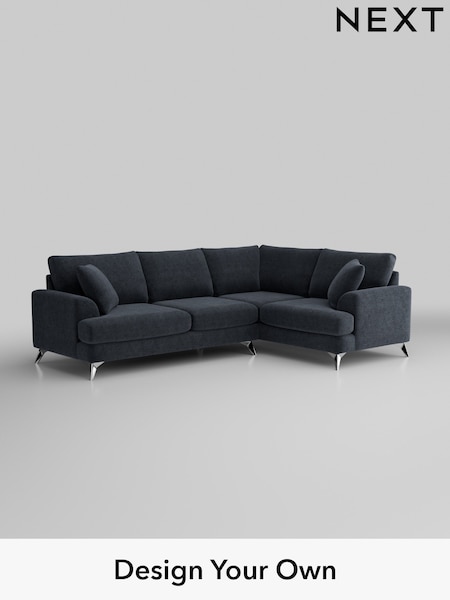 Boucle Chenille/Dark Slate Blue Parker (H34290) | £2,325