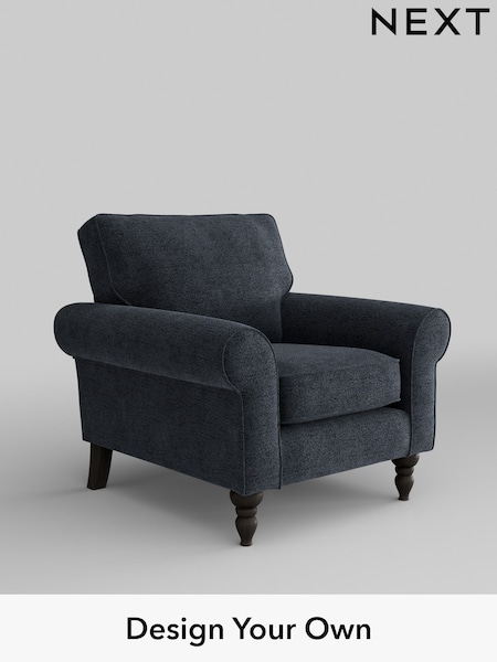 Boucle Chenille/Dark Slate Blue Mallory (H34292) | £625