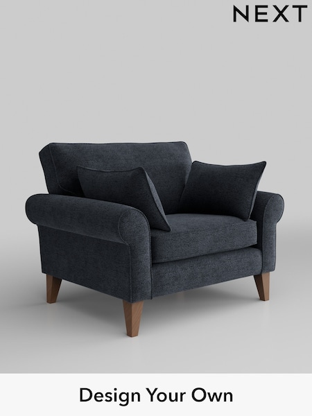 Boucle Chenille/Dark Slate Blue Mallory (H34292) | £725