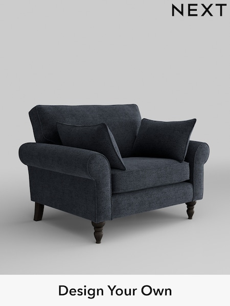 Boucle Chenille/Dark Slate Blue Mallory (H34292) | £725