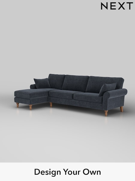 Boucle Chenille/Dark Slate Blue Mallory (H34292) | £1,575