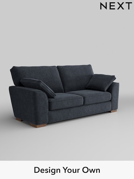 Boucle Chenille/Dark Slate Blue Stamford (H34293) | £1,250