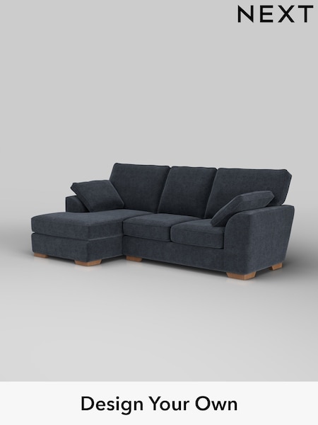 Boucle Chenille/Dark Slate Blue Stamford (H34293) | £1,799