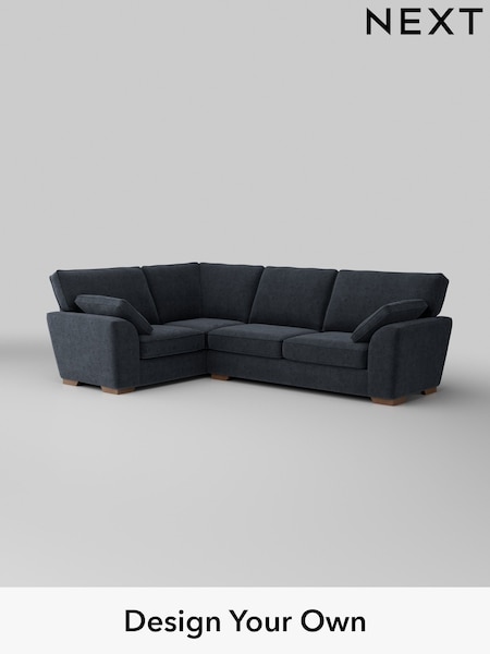Boucle Chenille/Dark Slate Blue Stamford (H34293) | £2,075
