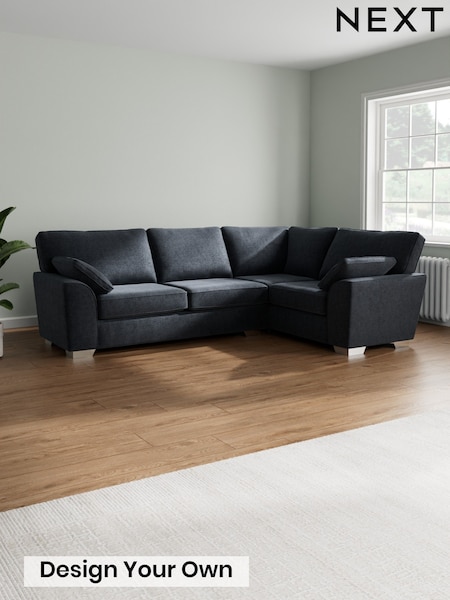 Boucle Chenille/Dark Slate Blue Stamford (H34293) | £2,075