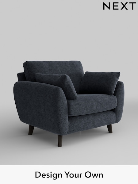 Boucle Chenille/Dark Slate Blue Wilson (H34295) | £650