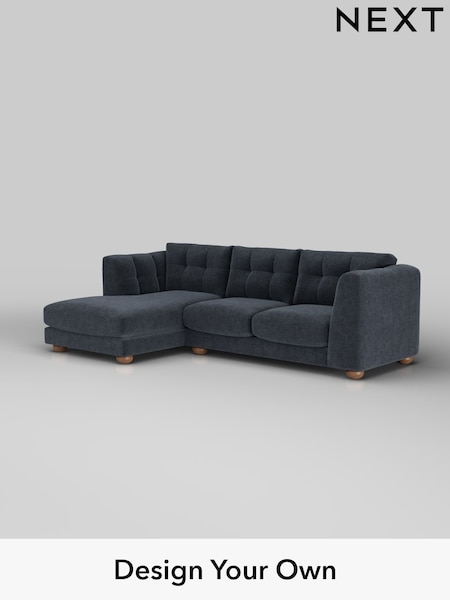 Boucle Chenille/Dark Slate Blue Jasmine (H34296) | £2,075