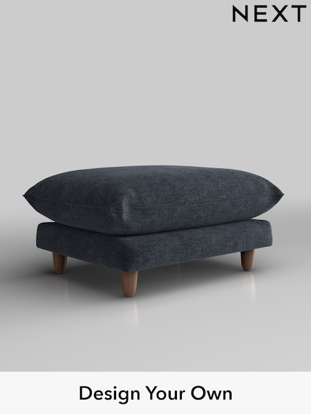 Boucle Chenille/Dark Slate Blue Noa Deep Relaxed Sit (H34297) | £525