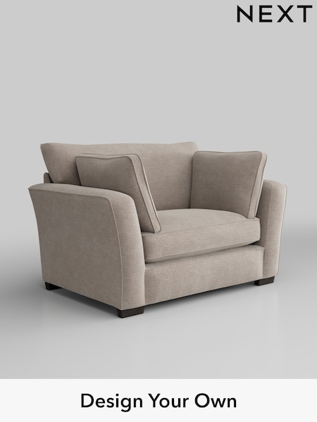 Boucle Chenille/Light Natural Heath Highback (H34303) | £850