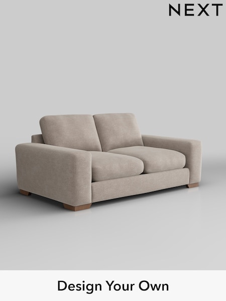 Boucle Chenille/Light Natural Houghton Deep Relaxed Sit (H34307) | £1,325