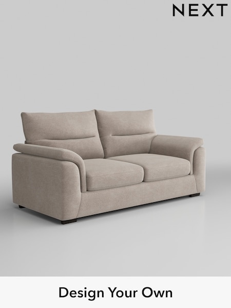 Boucle Chenille/Light Natural Hayden Highback (H34308) | £1,225