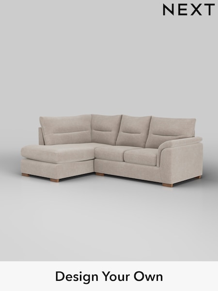 Boucle Chenille/Light Natural Hayden Highback (H34308) | £1,825