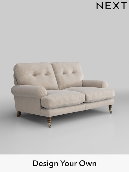 Boucle Chenille/Oyster Erin Buttoned Back Deep Relaxed Sit (H34325) | £1,225