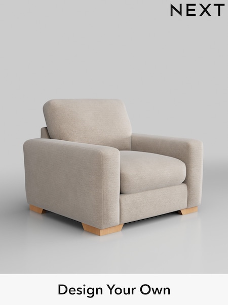 Boucle Chenille/Oyster Houghton Deep Relaxed Sit (H34328) | £925