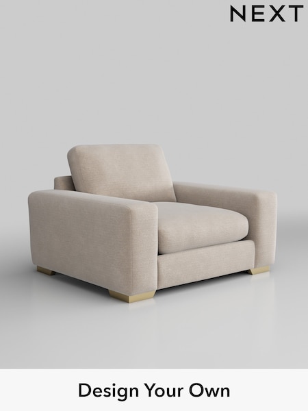 Boucle Chenille/Oyster Houghton Deep Relaxed Sit (H34328) | £1,025