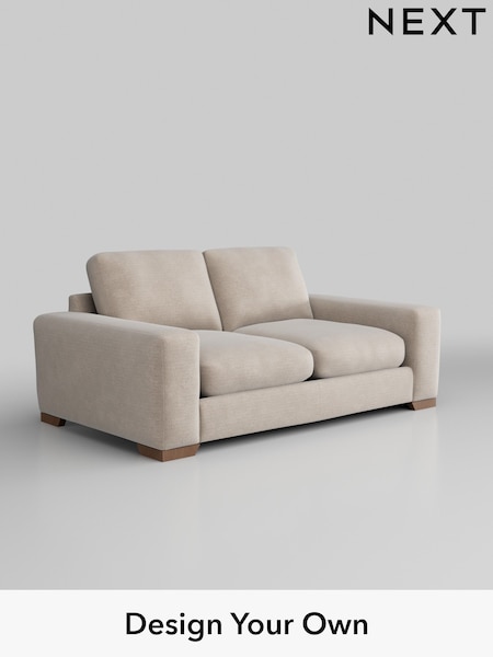 Boucle Chenille/Oyster Houghton Deep Relaxed Sit (H34328) | £1,325