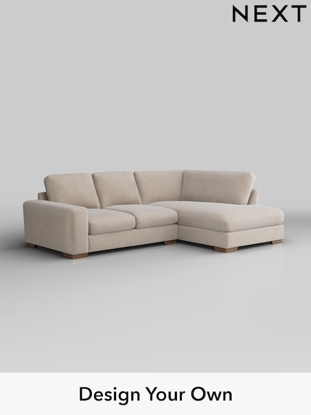 Boucle Chenille/Oyster Houghton Deep Relaxed Sit (H34328) | £2,150