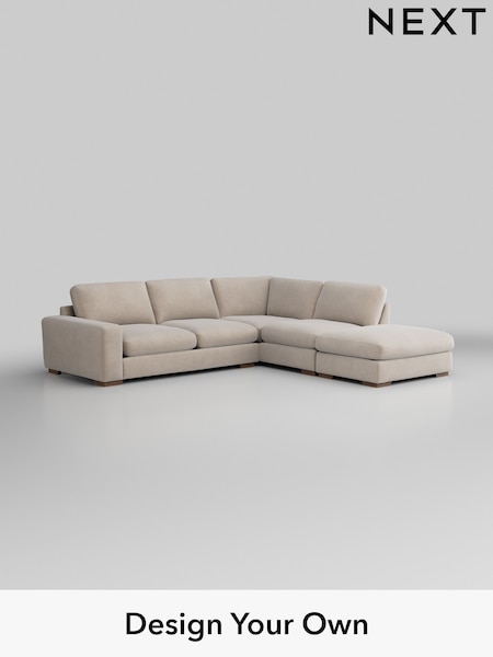 Boucle Chenille/Oyster Houghton Deep Relaxed Sit (H34328) | £2,675