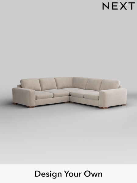 Boucle Chenille/Oyster Houghton Deep Sit (H34329) | £2,775