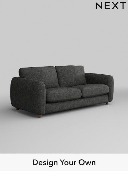Boucle Weave Easy Clean/Charcoal Grey Aiden (H34335) | £1,125