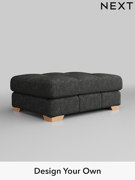 Boucle Weave Easy Clean/Charcoal Grey Brooke Deep Sit (H34340) | £575