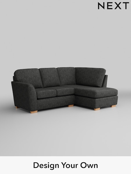 Boucle Weave Easy Clean/Charcoal Grey Malvern (H34343) | £1,250