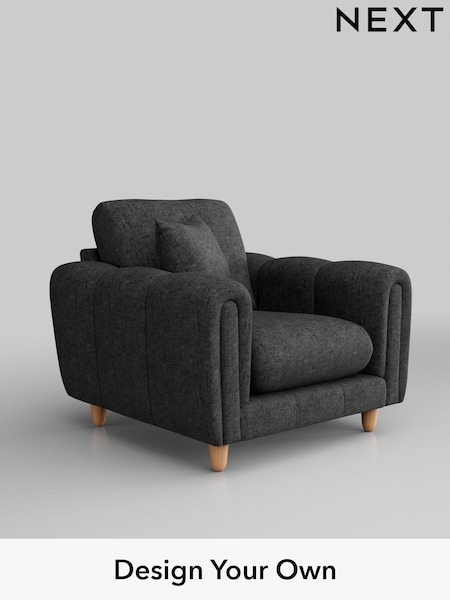 Boucle Weave Easy Clean/Charcoal Grey Odella (H34344) | £775