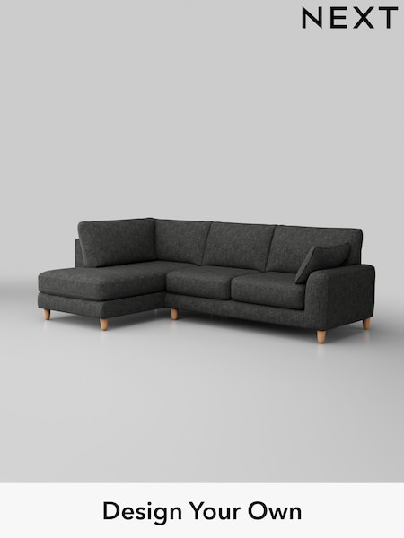 Boucle Weave Easy Clean/Charcoal Grey Campbell (H34345) | £1,775