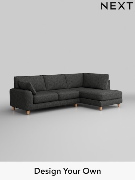 Boucle Weave Easy Clean/Charcoal Grey Campbell (H34345) | £1,775