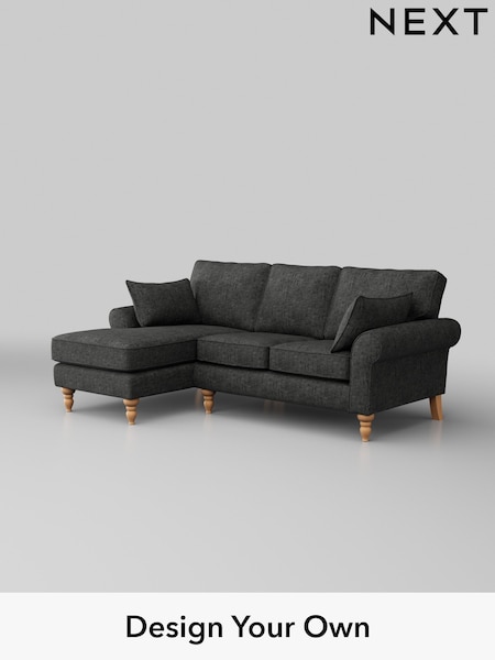 Boucle Weave Easy Clean/Charcoal Grey Mallory (H34346) | £1,350