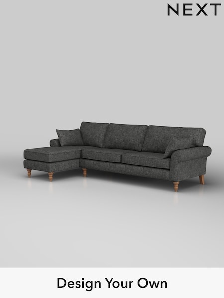 Boucle Weave Easy Clean/Charcoal Grey Mallory (H34346) | £1,450