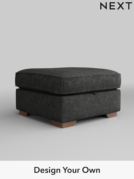 Boucle Weave Easy Clean/Charcoal Grey Stamford Highback (H34351) | £450