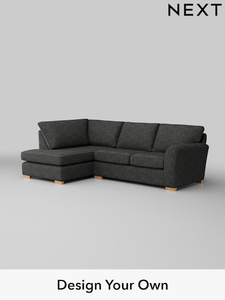 Boucle Weave Easy Clean/Charcoal Grey Michigan Ii (H34352) | £1,450