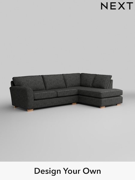 Boucle Weave Easy Clean/Charcoal Grey Michigan Ii (H34352) | £1,550