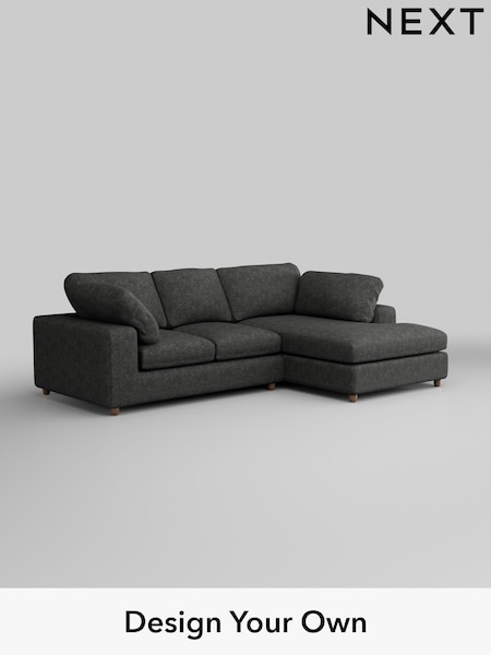Boucle Weave Easy Clean/Charcoal Grey N Premium The Snuggle Grand (H34356) | £2,550