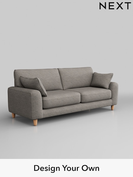 Boucle Weave Easy Clean/Light Dove Grey Campbell (H34377) | £1,175