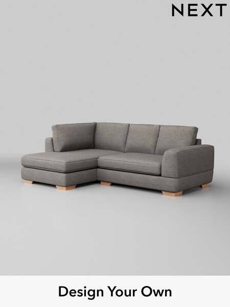 Boucle Weave Easy Clean/Light Dove Grey Clayton (H34379) | £1,625