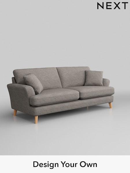Boucle Weave Easy Clean/Light Dove Grey Conway Relaxed Sit (H34380) | £1,350
