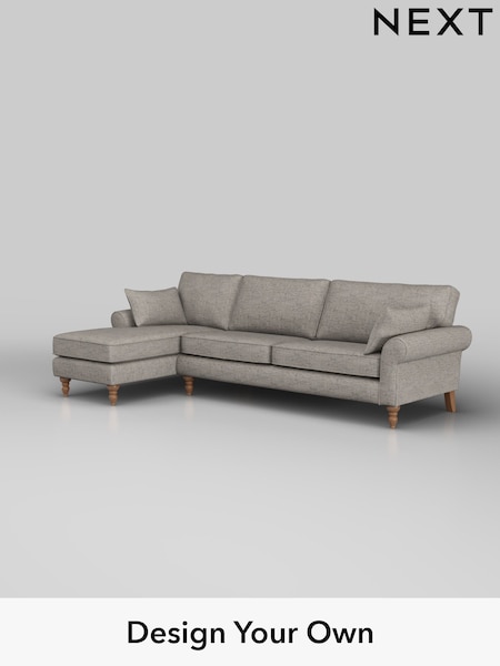 Boucle Weave Easy Clean/Light Dove Grey Mallory (H34387) | £1,450