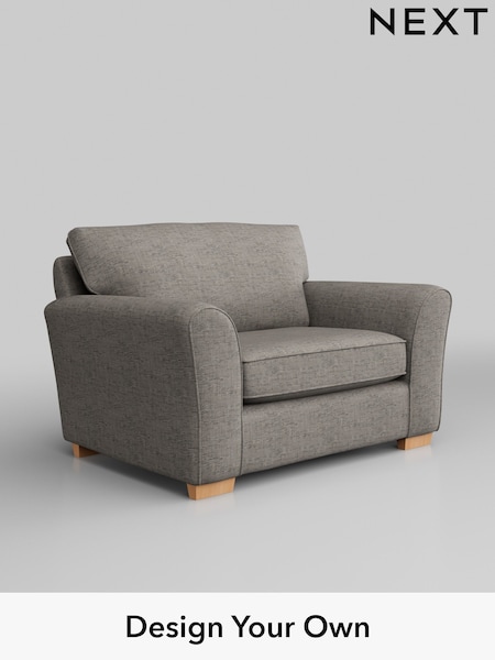 Boucle Weave Easy Clean/Light Dove Grey Michigan Ii (H34388) | £625