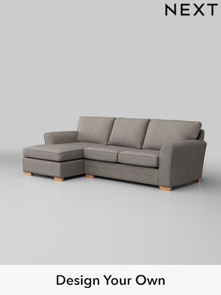 Boucle Weave Easy Clean/Light Dove Grey Michigan Ii (H34388) | £1,425
