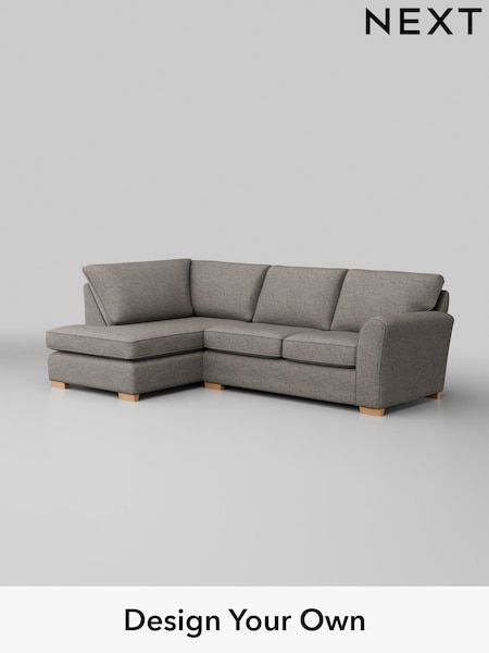 Boucle Weave Easy Clean/Light Dove Grey Michigan Ii (H34388) | £1,450