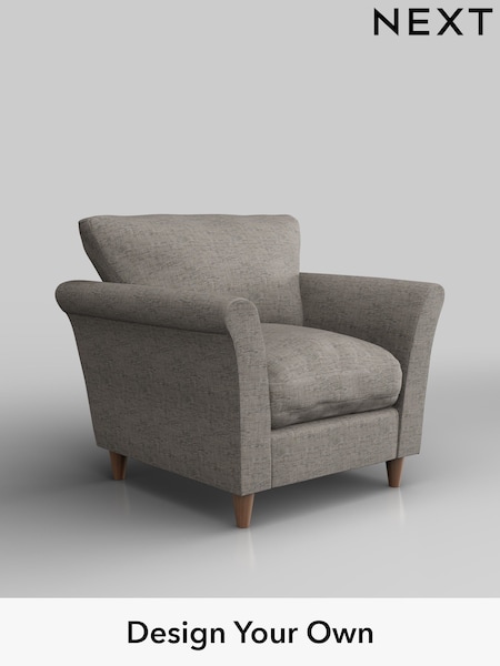 Boucle Weave Easy Clean/Light Dove Grey Hartley Relaxed Sit (H34390) | £725