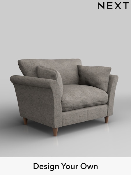 Boucle Weave Easy Clean/Light Dove Grey Hartley Relaxed Sit (H34390) | £825