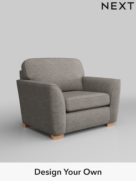 Boucle Weave Easy Clean/Light Dove Grey Malvern (H34391) | £625
