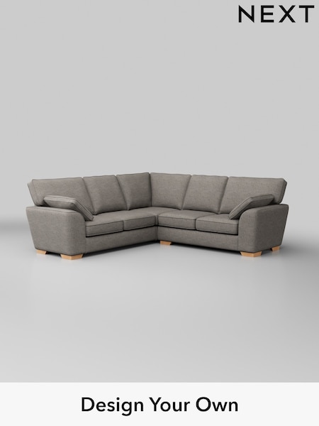 Boucle Weave Easy Clean/Light Dove Grey Stamford (H34393) | £2,199