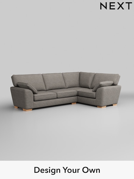 Boucle Weave Easy Clean/Light Dove Grey Stamford (H34393) | £1,925