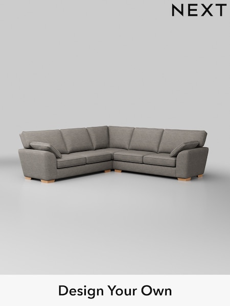 Boucle Weave Easy Clean/Light Dove Grey Stamford (H34393) | £2,399